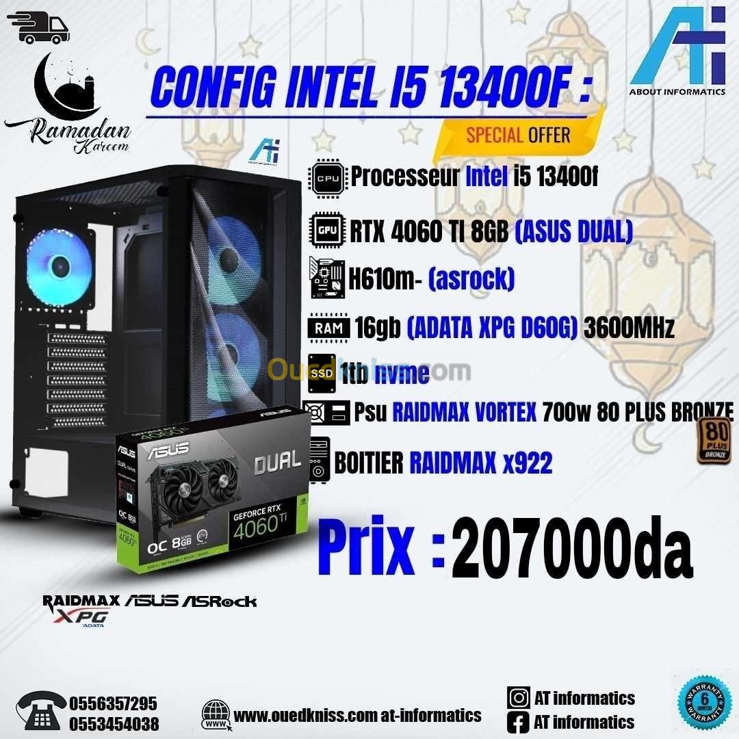 CONFIG PC INTEL I5 13400F 