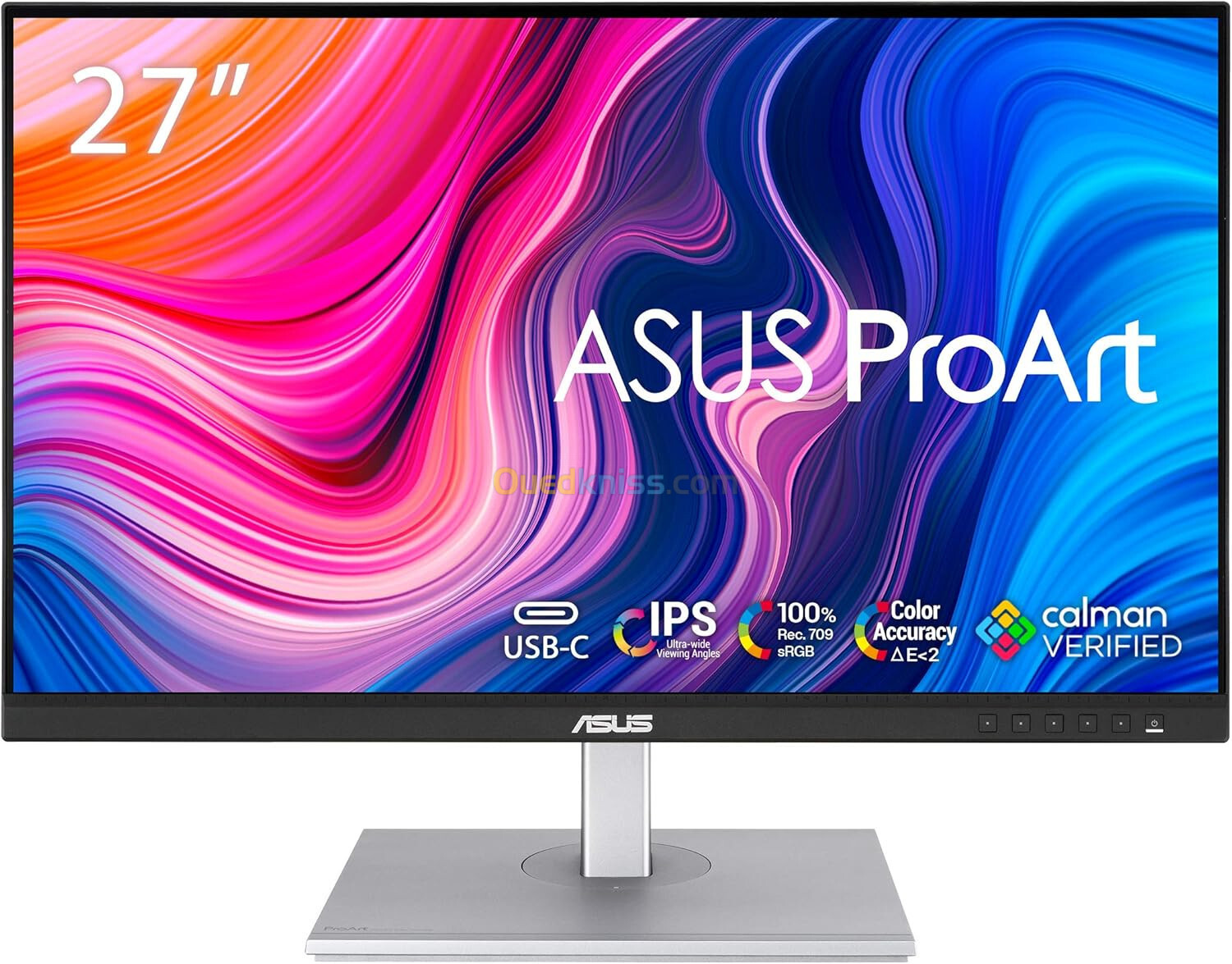 ECRAN ASUS PROART PA279CV - 27" LED 4K - 5MS - IPS - HDR10 - DISPLAY - USB-C - 6-AXIS - PIVOT - NOIR