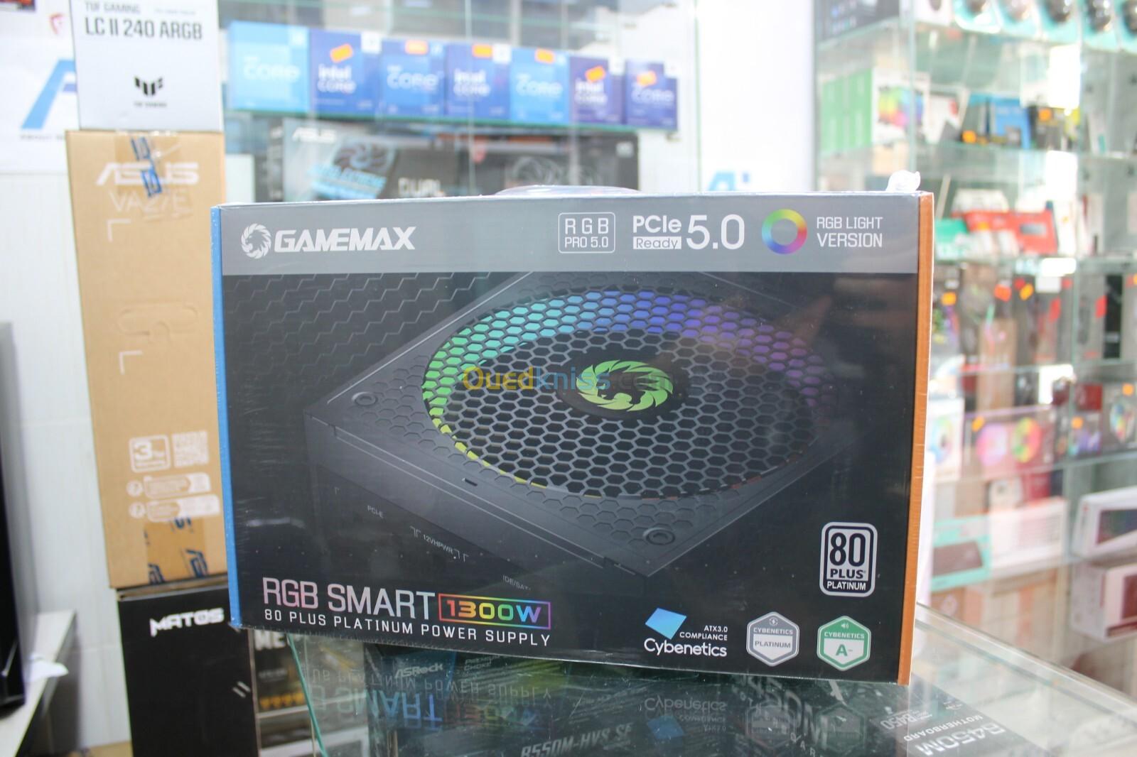 GAMEMAX RGB 1300 1300W 80+ PLATINUM FULLY MODULAIRE