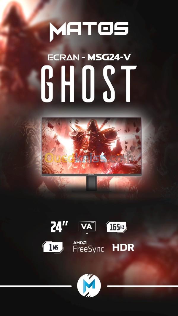 MONITEUR MATOS MSG 24V GHOST FHD 165HZ  