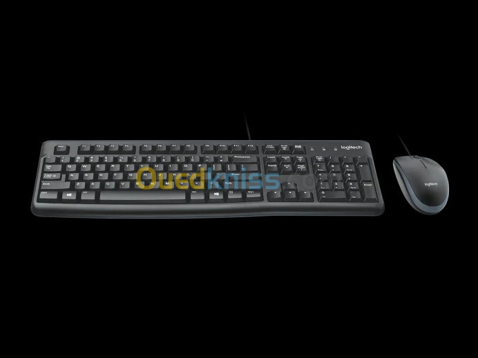 LOGITECH MK120 CORDED KEYBOARD AND MOUSE COMBO 