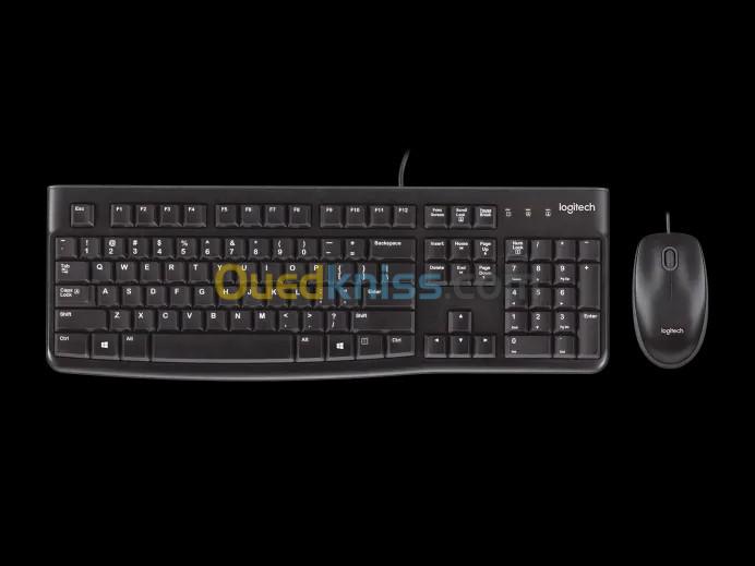 LOGITECH MK120 CORDED KEYBOARD AND MOUSE COMBO 