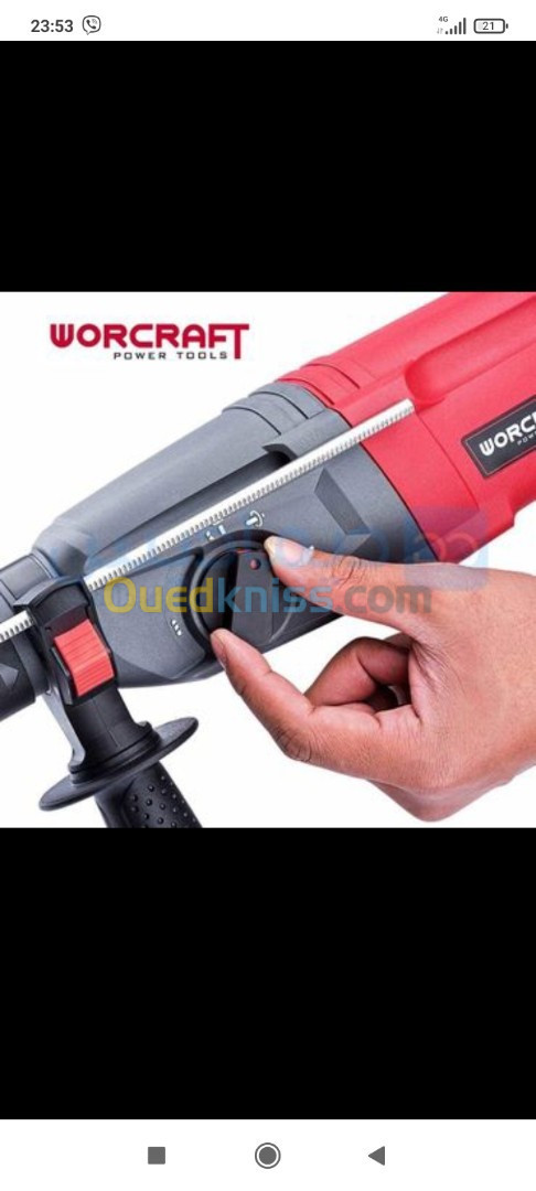 Perforateur, marteau rotatif 850W WORCRAFT RH09-26B    