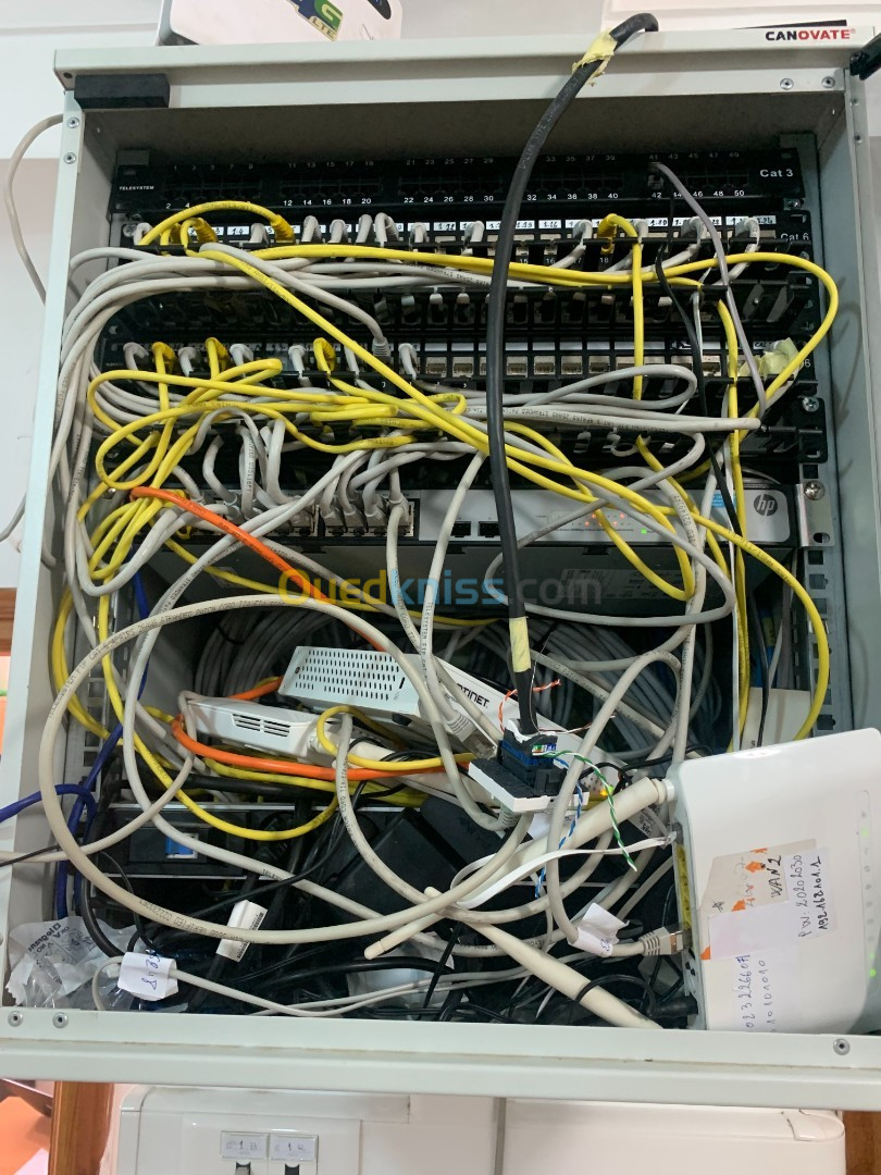 Installation et maintenance de réseau informatique