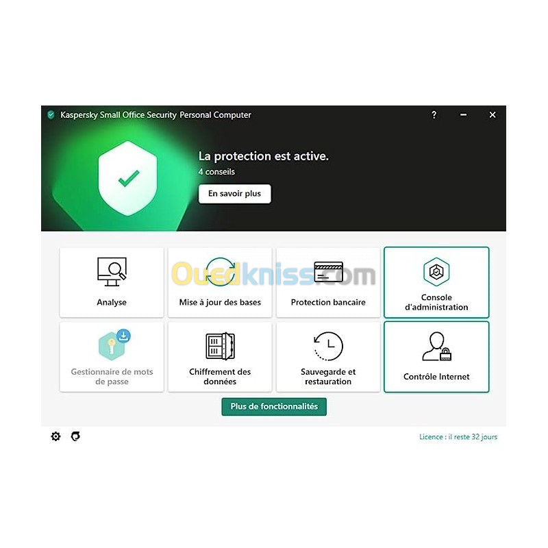 Kaspersky Antivirus Professionel  Small office PC , Android et Serveur