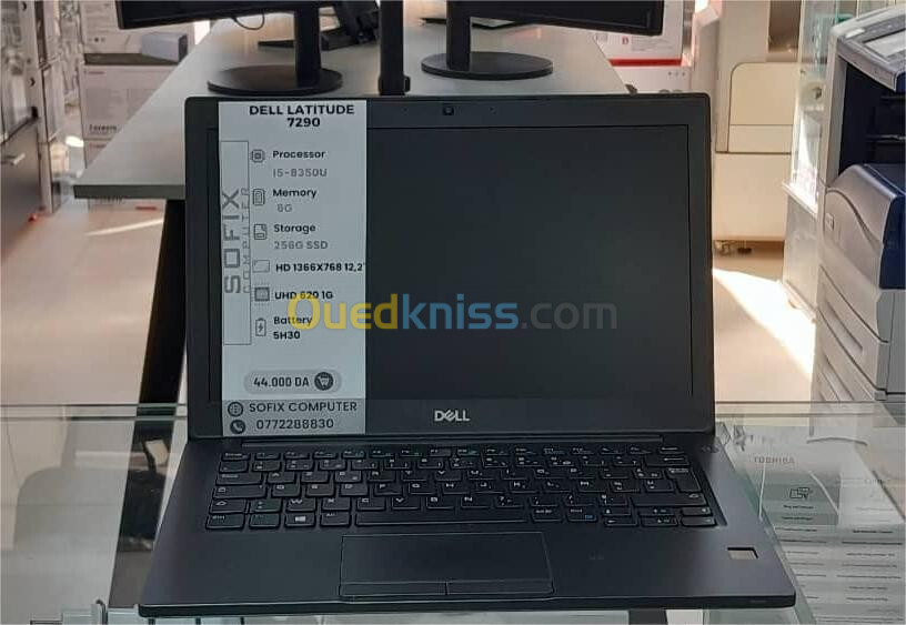 LAPTOP DELL LATITUDE 7290 I5-8350U 8G 256G SSD 12,5" 