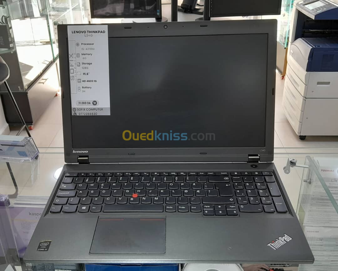 LAPTOP LENOVO THINKPAD L540 I5-4210M 4G 128G SSD 15,6".