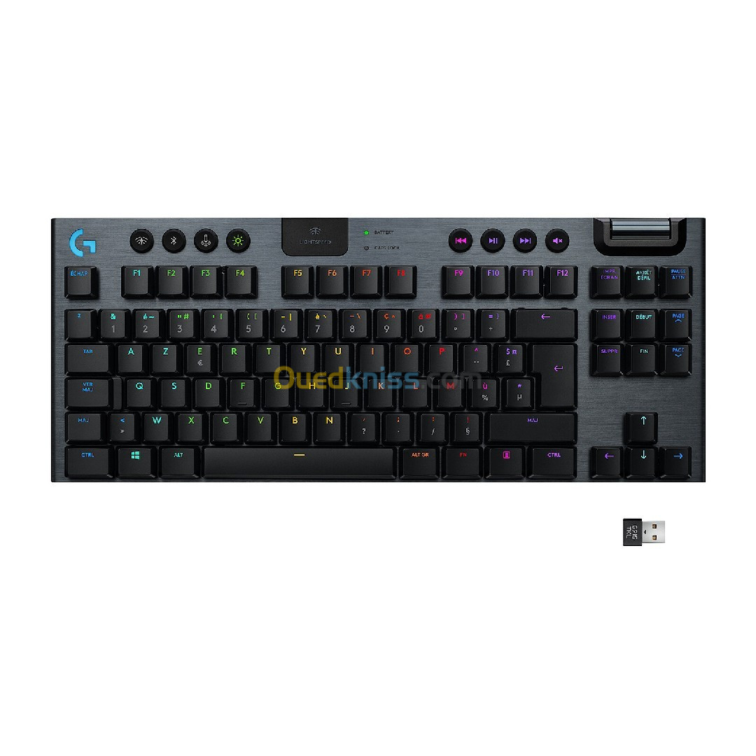 Logitech G915 Tenkeyless Lightspeed Carbone (Tactile Version)