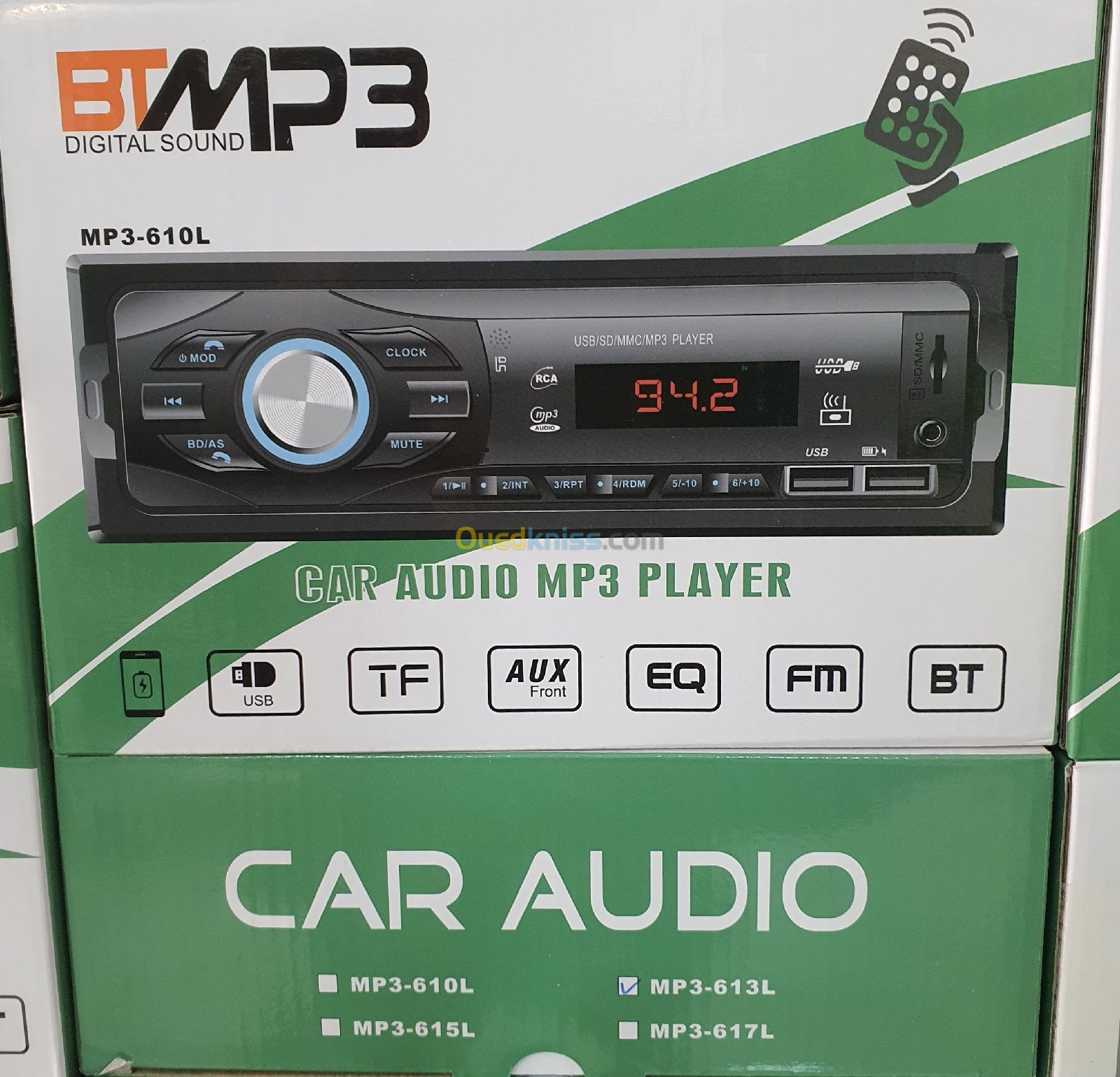 Poste Radio Bluetooth MultiMedia Avec Sortie USB/MicroSD/Aux Pour Voiture