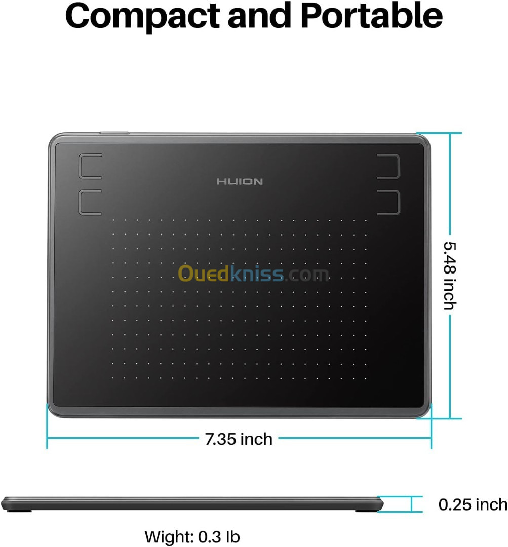 HUION Inspiroy H430P OSU  Tablette Graphique DE Dessin Graphics Drawing Digital Tablets