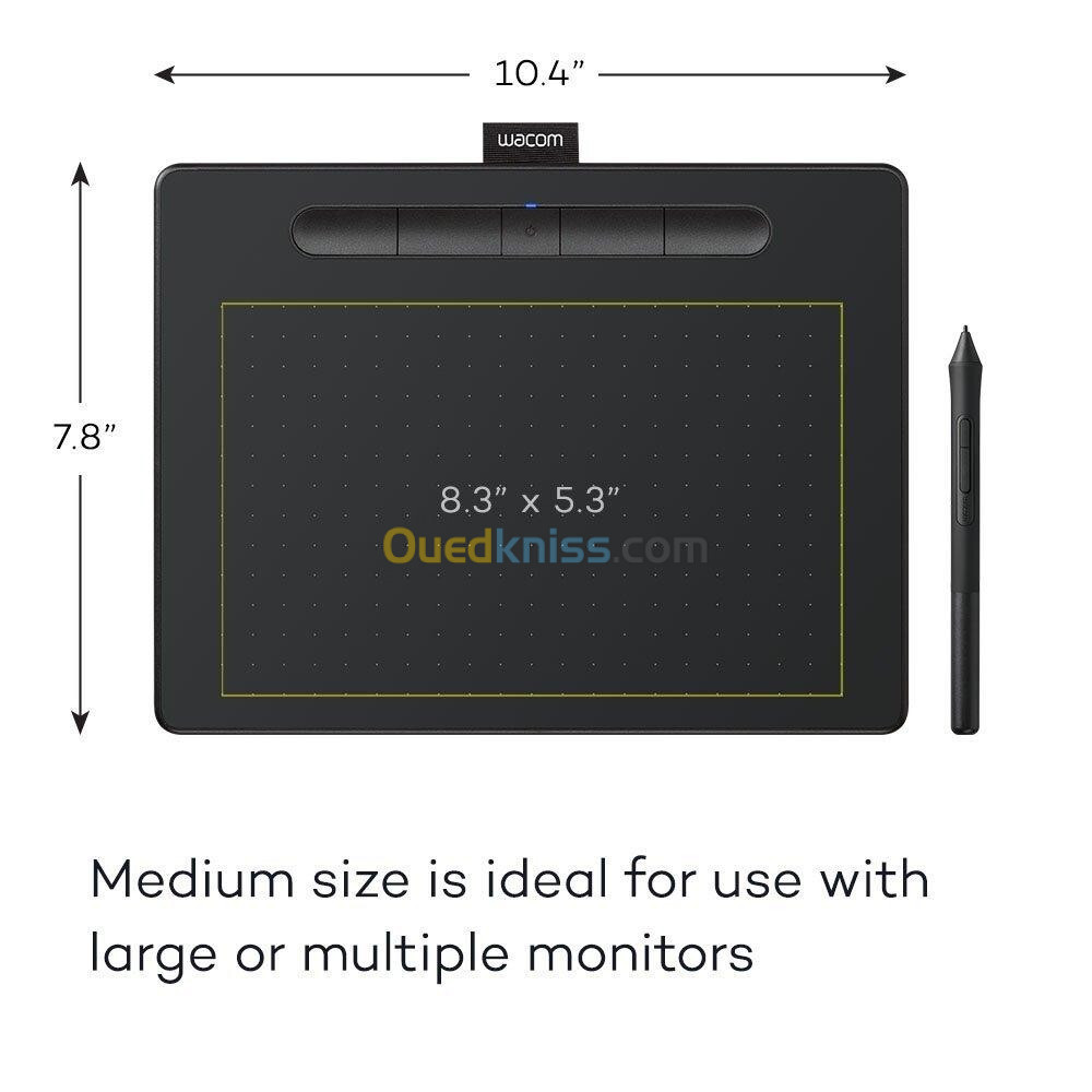 Wacom Intuos tablette graphique Bluetooth Medium 10"