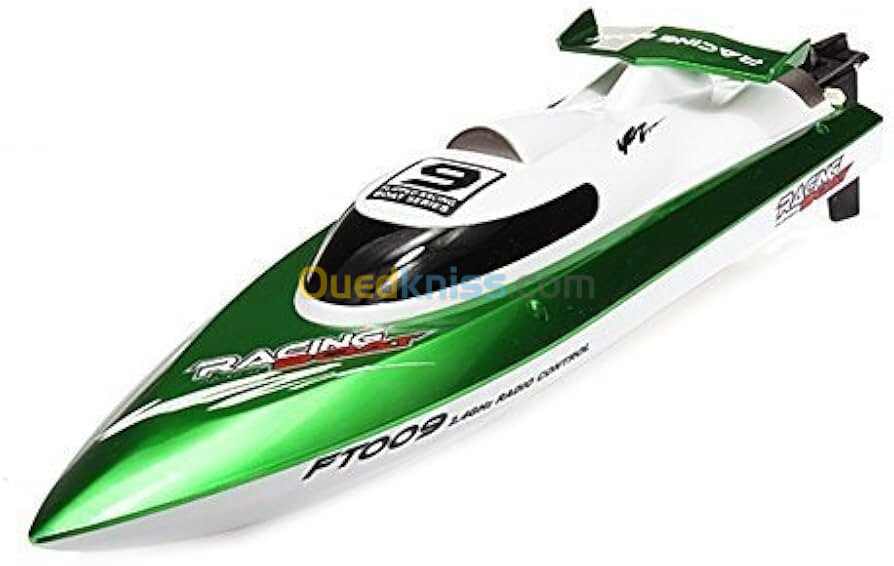 Feilun FT009 Bateau RC de course à grande vitesse avec télécommande électrique 35KMH  - Vert