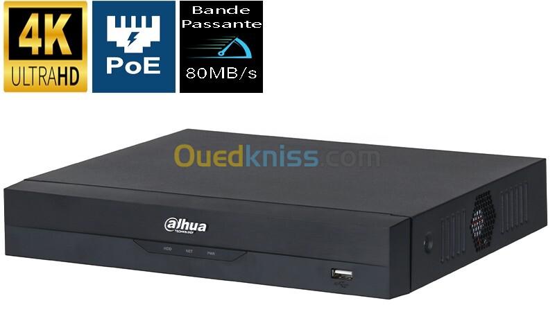 ENREGISTREUR VIDEO RESEAU 4CH /8CH/ 16CH POE DAHUA TECHNOLOGY