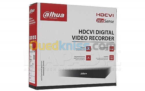 ENREGISTREUR VIDEO NUMERIQUE 04CH 5 megapixel H265 DAHUA TECHNOLOGY