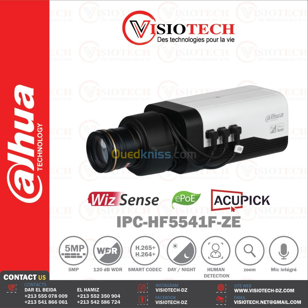 Caméra de Surveillance IPC-HF5541F-ZE