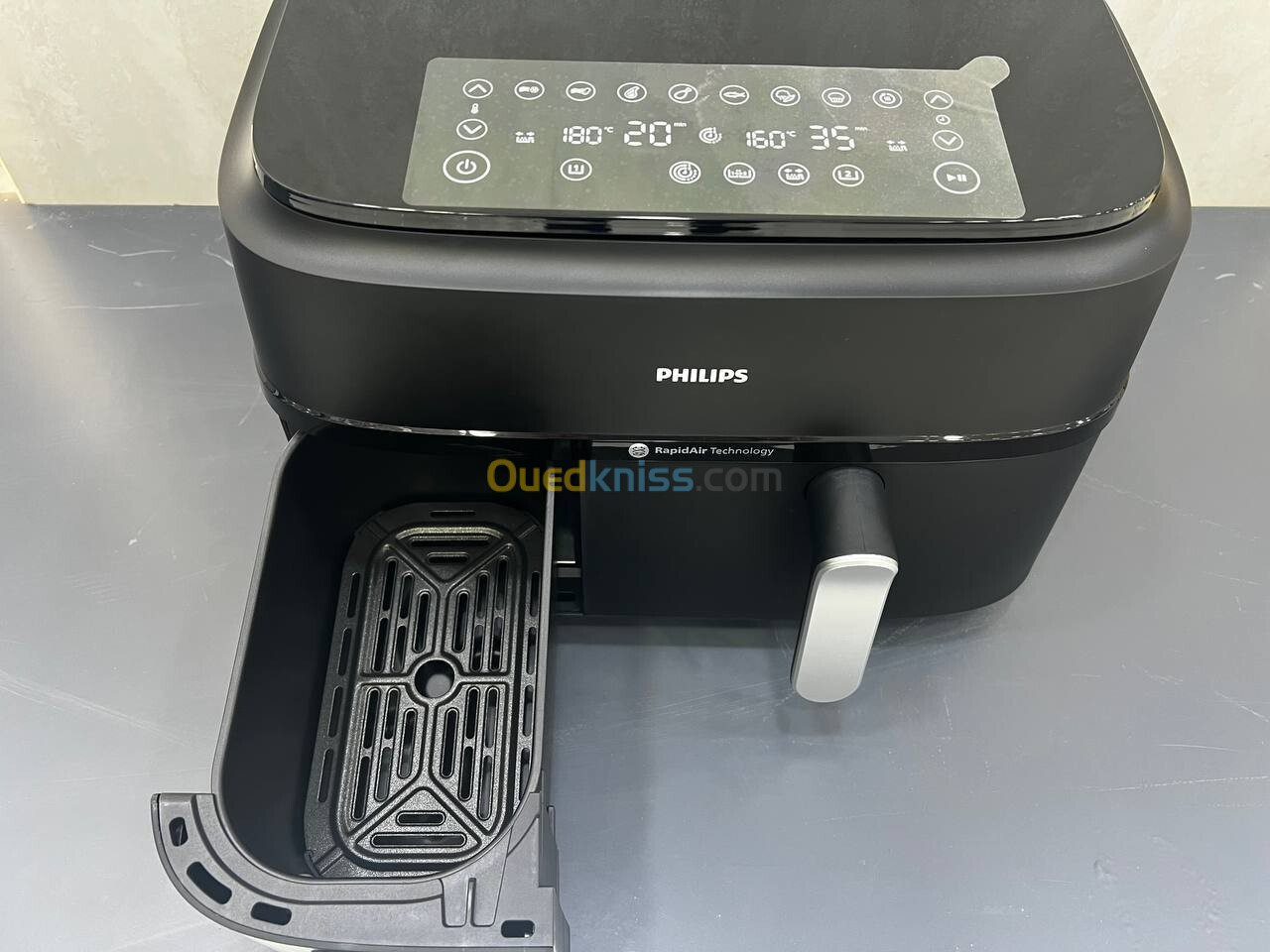 AIRFRYER  PHILIPS Friteuse sans huile A DOUBLE PANIER - 9L (6L-3L)-2750w