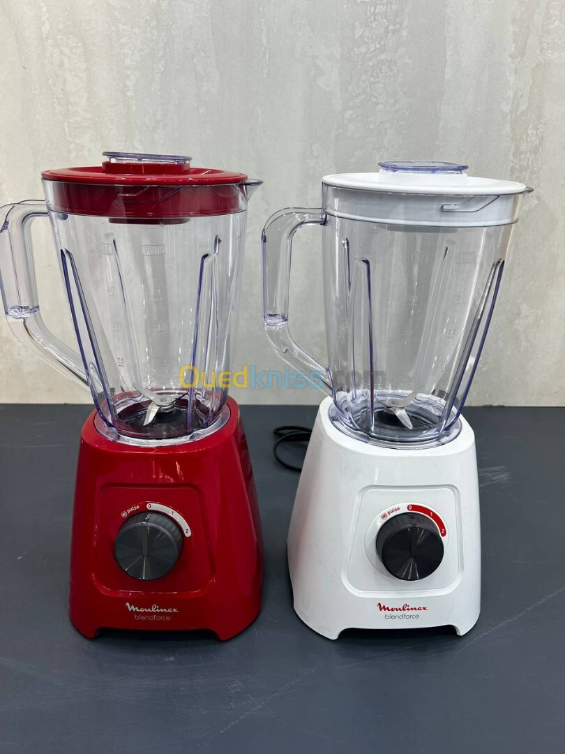 Moulinex Blender Mixeur Électrique Blendforce Bol Plastique 2L - 600W