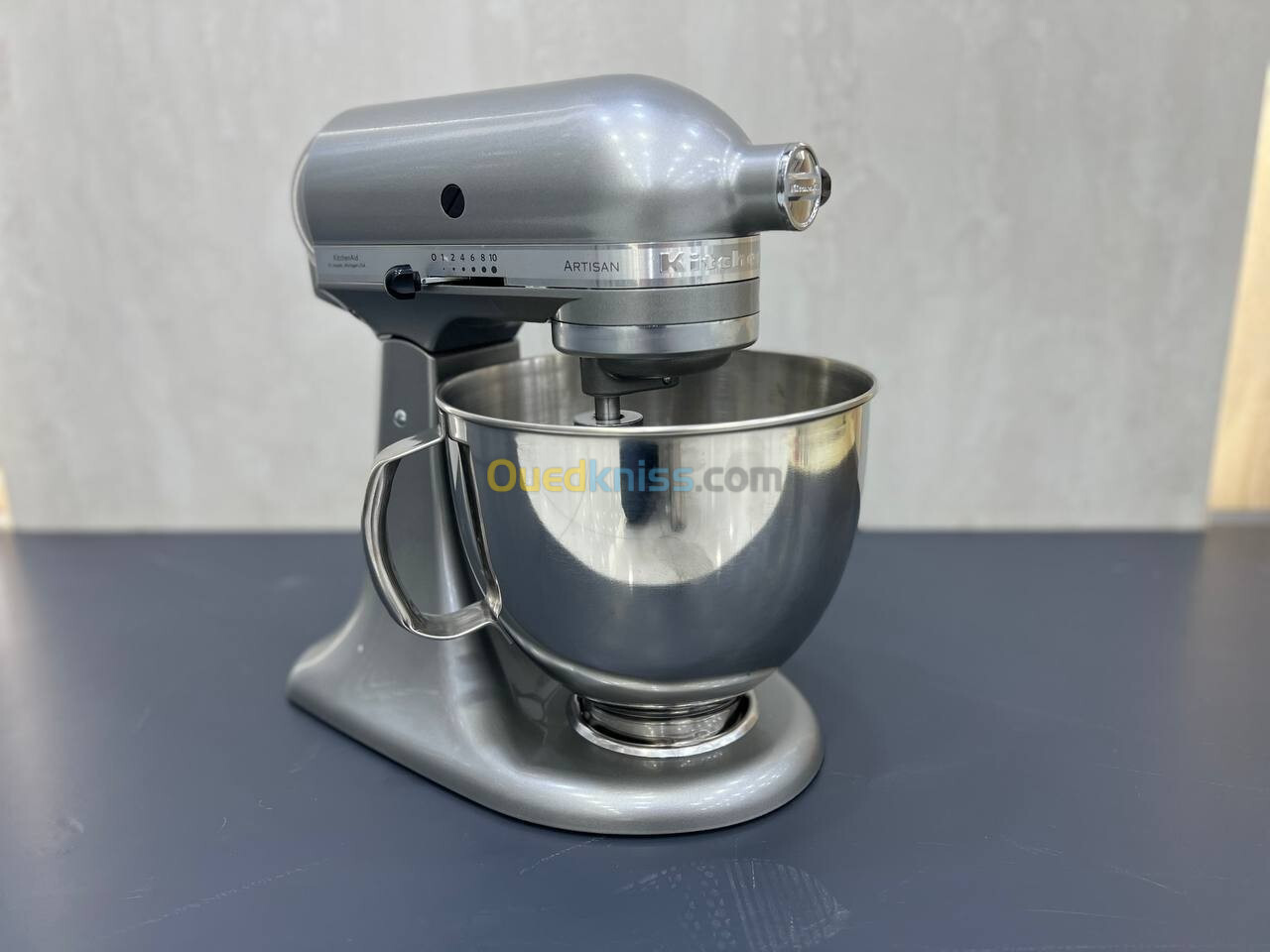 PETRIN KITCHEN AID ARTISAN 4.8 L GRIS 300 W BATTEUR PLAT CROCHET PETRISSEUR