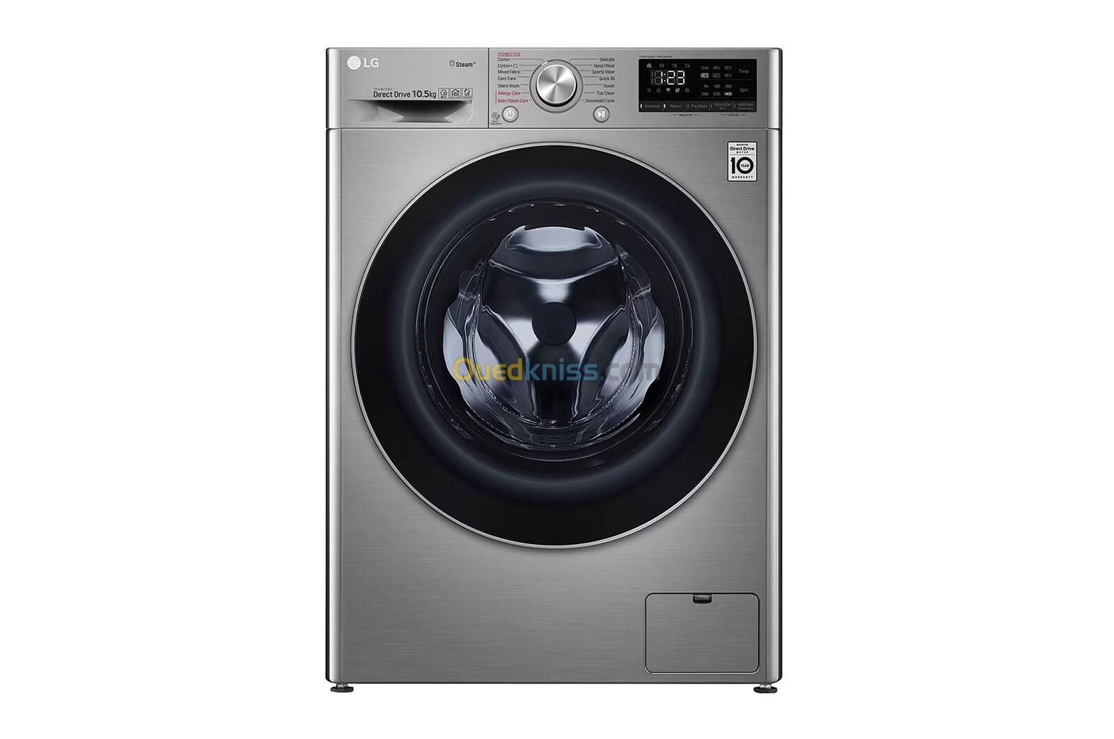 Lave-linge LG 10.5KG 6 Motion Direct Drive garantie 10 ans | AIDD | SpaSteam | ThinQ