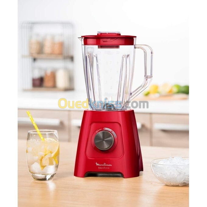 Moulinex Blender Mixeur Électrique Blendforce Bol Plastique 2L - 600W