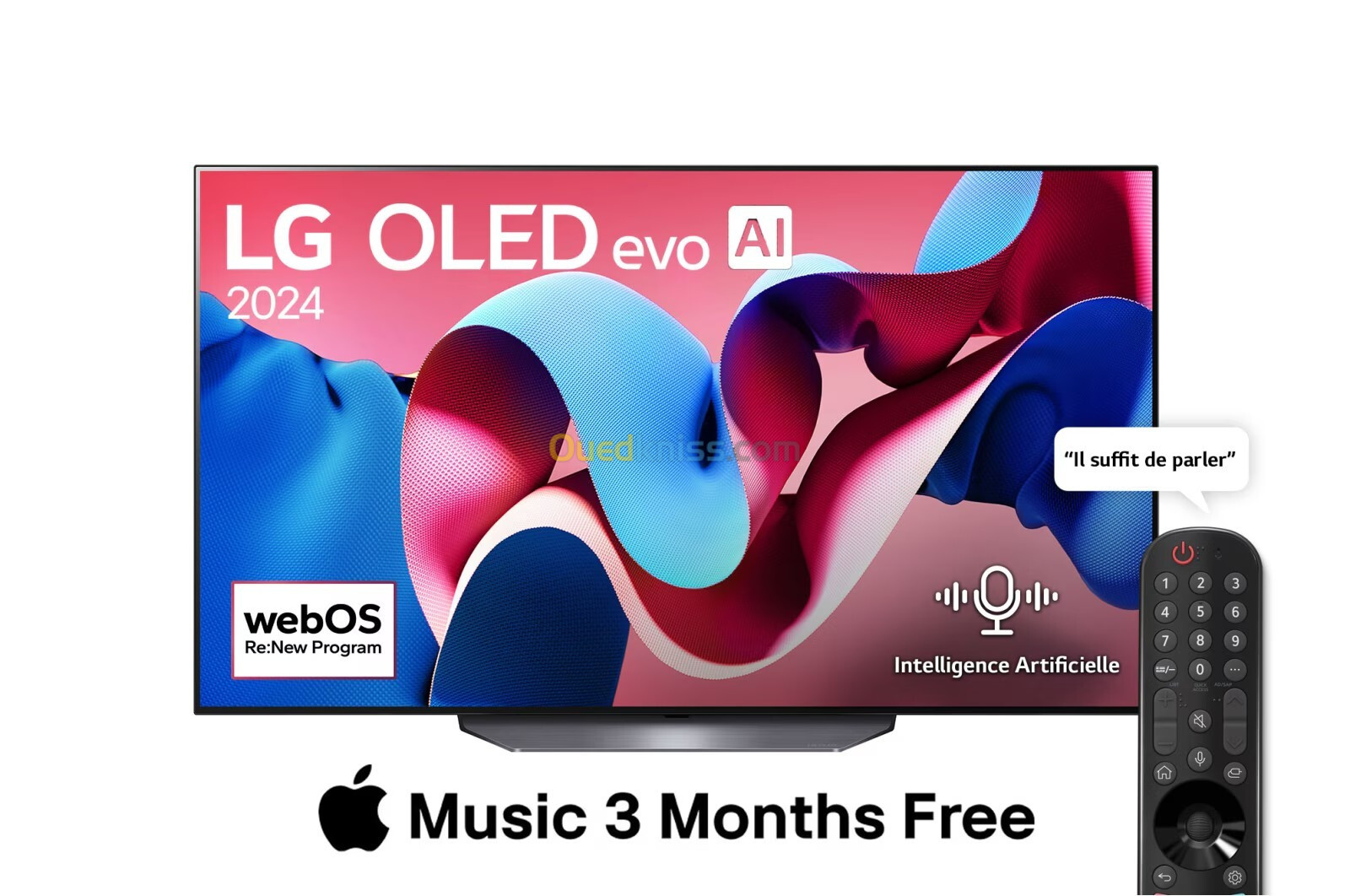 LG OLED 55 POUCE CS4 S EVO 4K  Smart TV Télécommande magique | AI Dolby Vision | WebOS24 | 2024