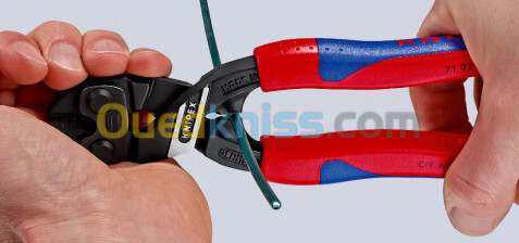 Coupe boulons compactes , marque knipex , tranchants de précision , made in germany .