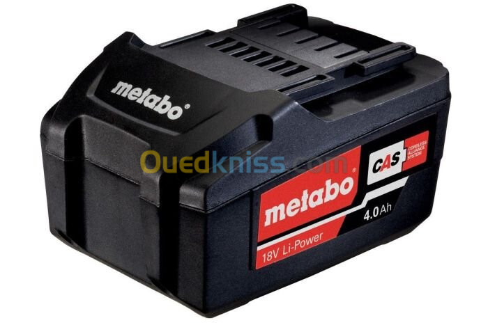 Batterie metabo Li-Power 4,0 Ah , 18 volts , made in germany .