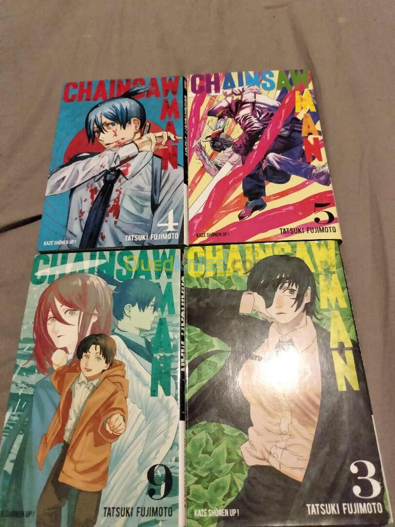  4 tomes Chainsaw man en français 