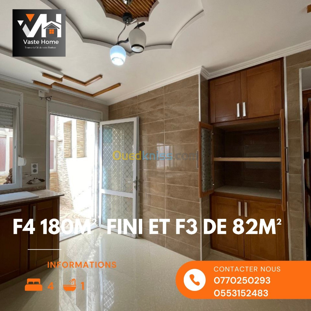 Vente Appartement F4 Alger Bordj el kiffan