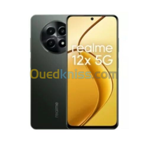 Realme 12x - 6,6 pouces - Double Sim 5G 6 Go/128 Realme 12x - 6,6 pouces - Double Sim 5G 6 Go/128