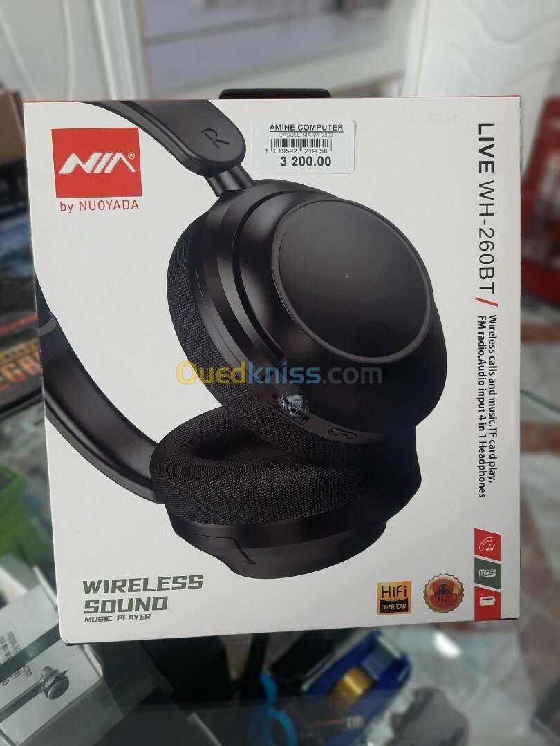 Casque Bluetooth Sans Fil NIA