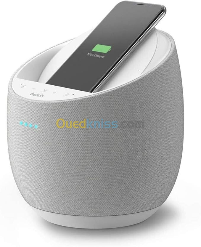 Belkin Enceinte Hi-Fi connectée + Chargeur à induction intégré SoundForm