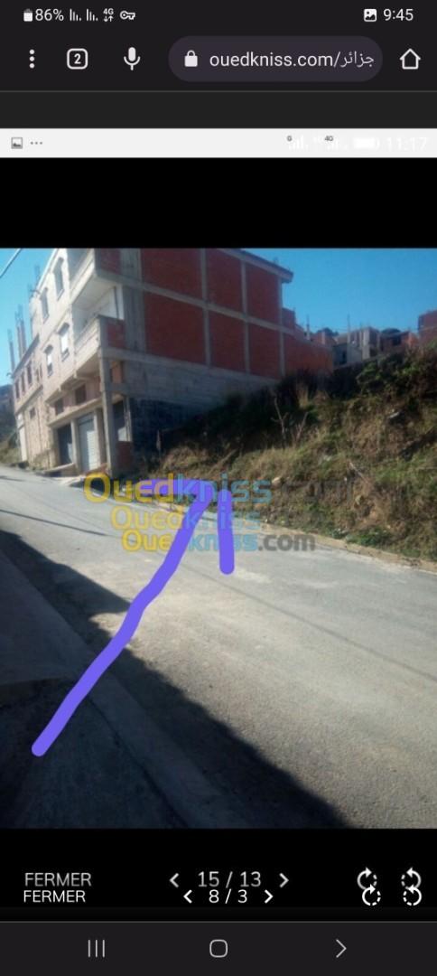 Vente Terrain Tipaza Cherchell