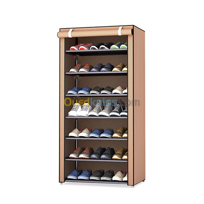 Armoire Chaussures 7 niveaux étagères 21 paires ou plus très pratique pour Salon, Chambre et Entrée