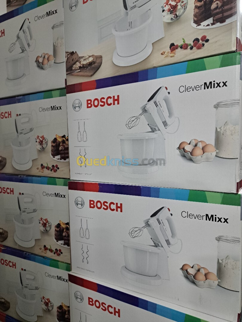 BATTEUR BOSCH CLEVER MIXX 375WATT AVEC BOL 4 VITESSE MFQ2600G EUROPÉEN 