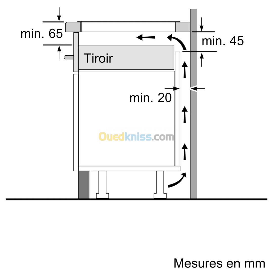 PLAQUE DE CUISSON SIEMENS 4 FEUX IQ100 INDUCTION 60CM  