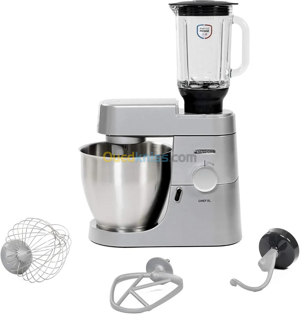 PETRIN KENWOOD CHEF XL 1200W 6.7L KVL4120S AVEC BLENDER EN VERRE 