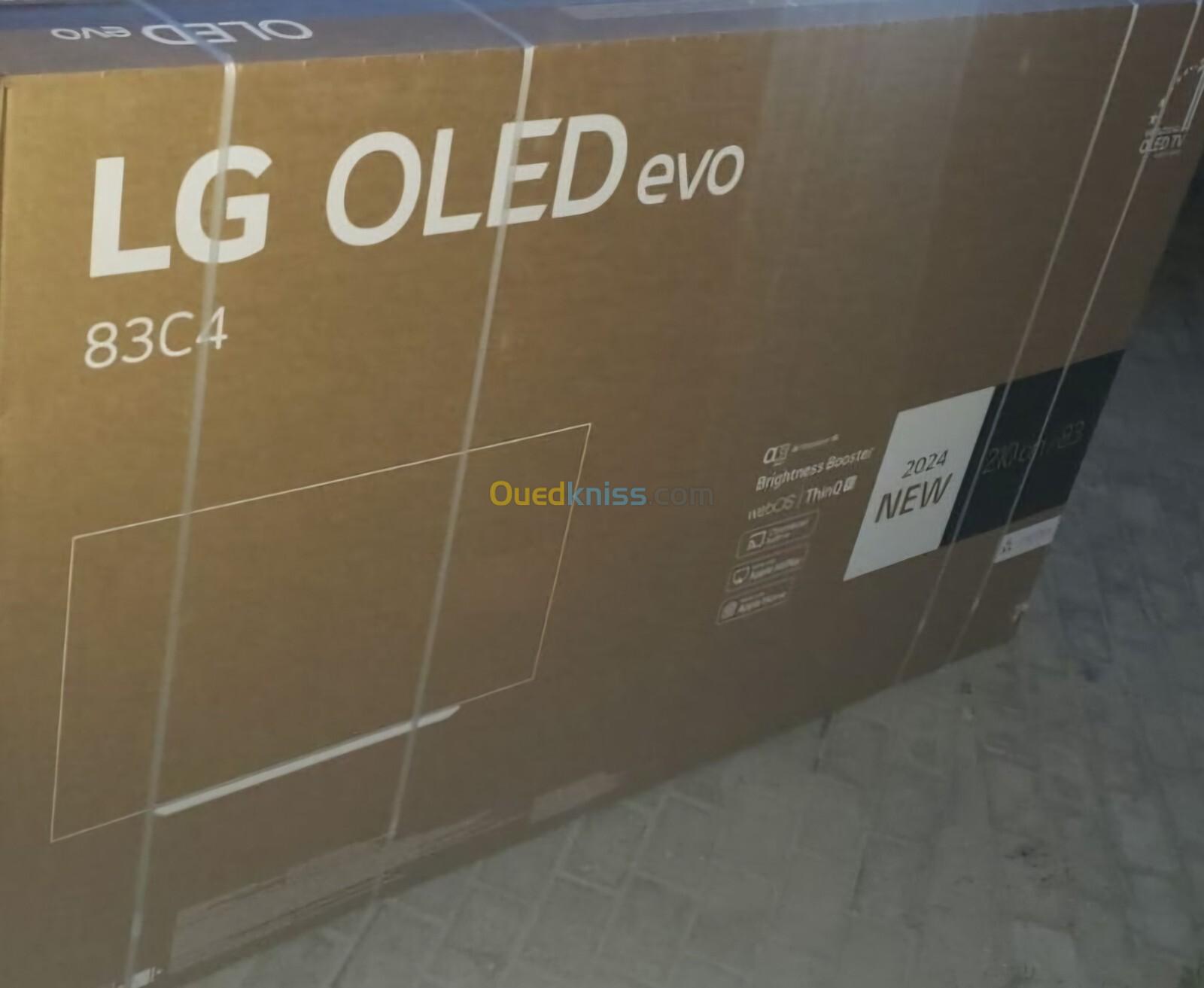 TV LG OLED EVO 83" C4 SMART 4K 144FPS HDMI 2.1 NEW 2024 EUROPÉEN 