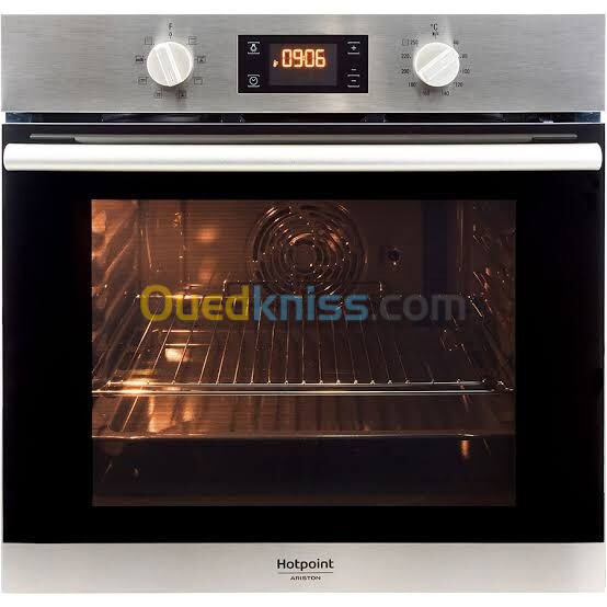 FOUR ENCASTRABLE ARISTON HOTPOINT INOX 66L ÉLECTRIQUE VENTILÉ PYROLYSE FA2540PIXHA EUROPÉEN