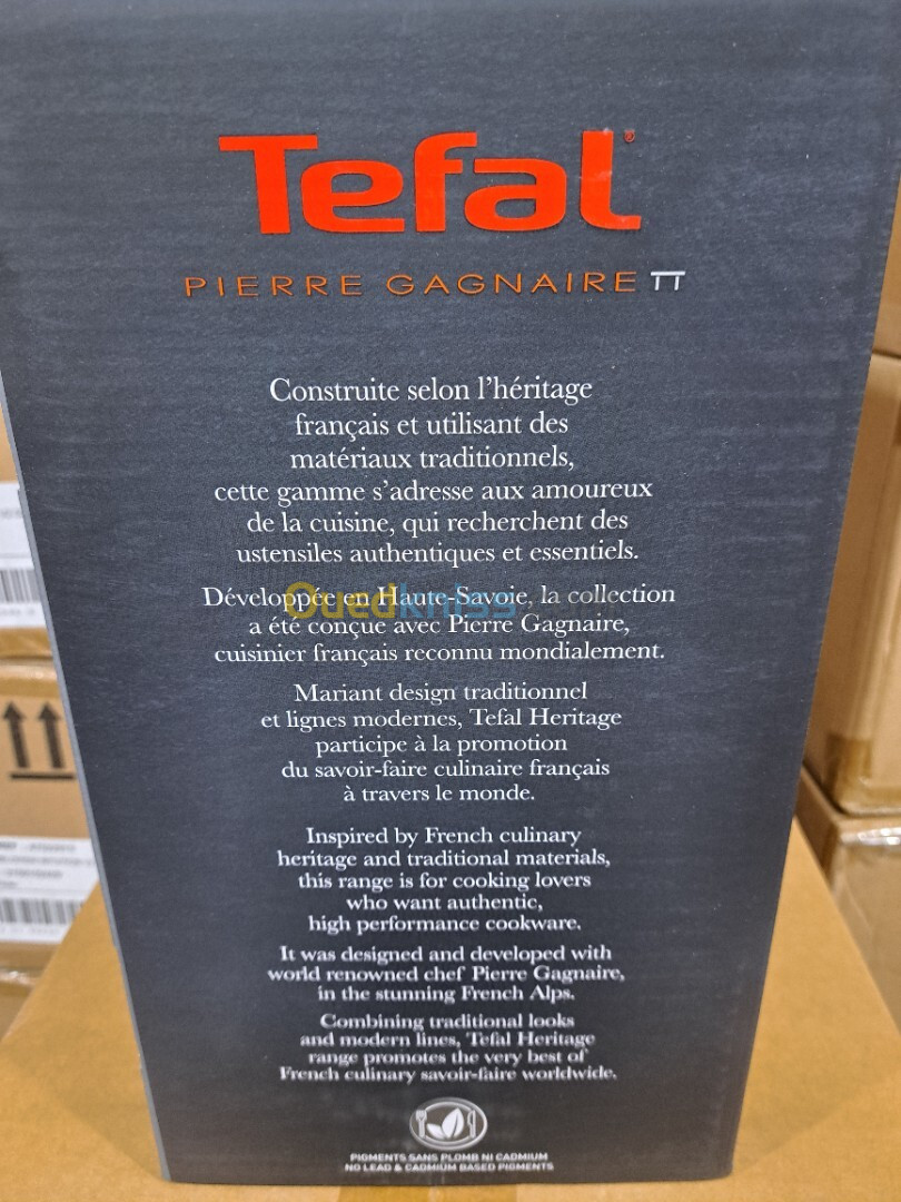 COCOTTE TEFAL PIERRE GAGNAIRE HÉRITAGE 7.5L 29CM FONTE ÉMAILLÉE 