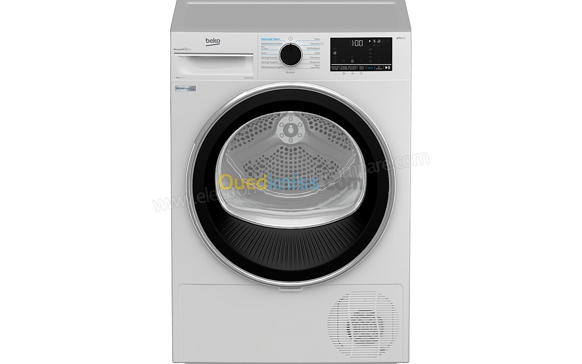 SÈCHE LINGE BEKO 8KG IRONFINISH POMPE À CHALEUR A+++ 