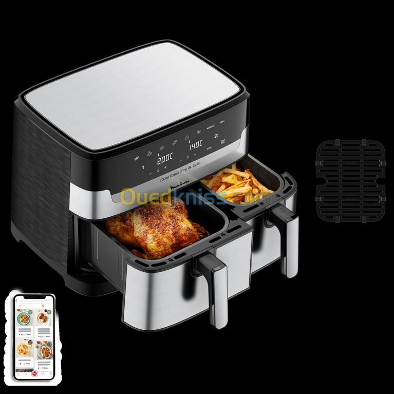 FRITEUSE MOULINEX DUAL EASY FRY & GRILL 8.3L 2IN1 EZ905D20 