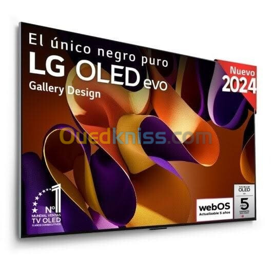 TV LG OLED EVO GALLERY EDITION 55" G4 SMART 4K 144FPS HDMI 2.1 NEW 2024 EUROPÉEN 