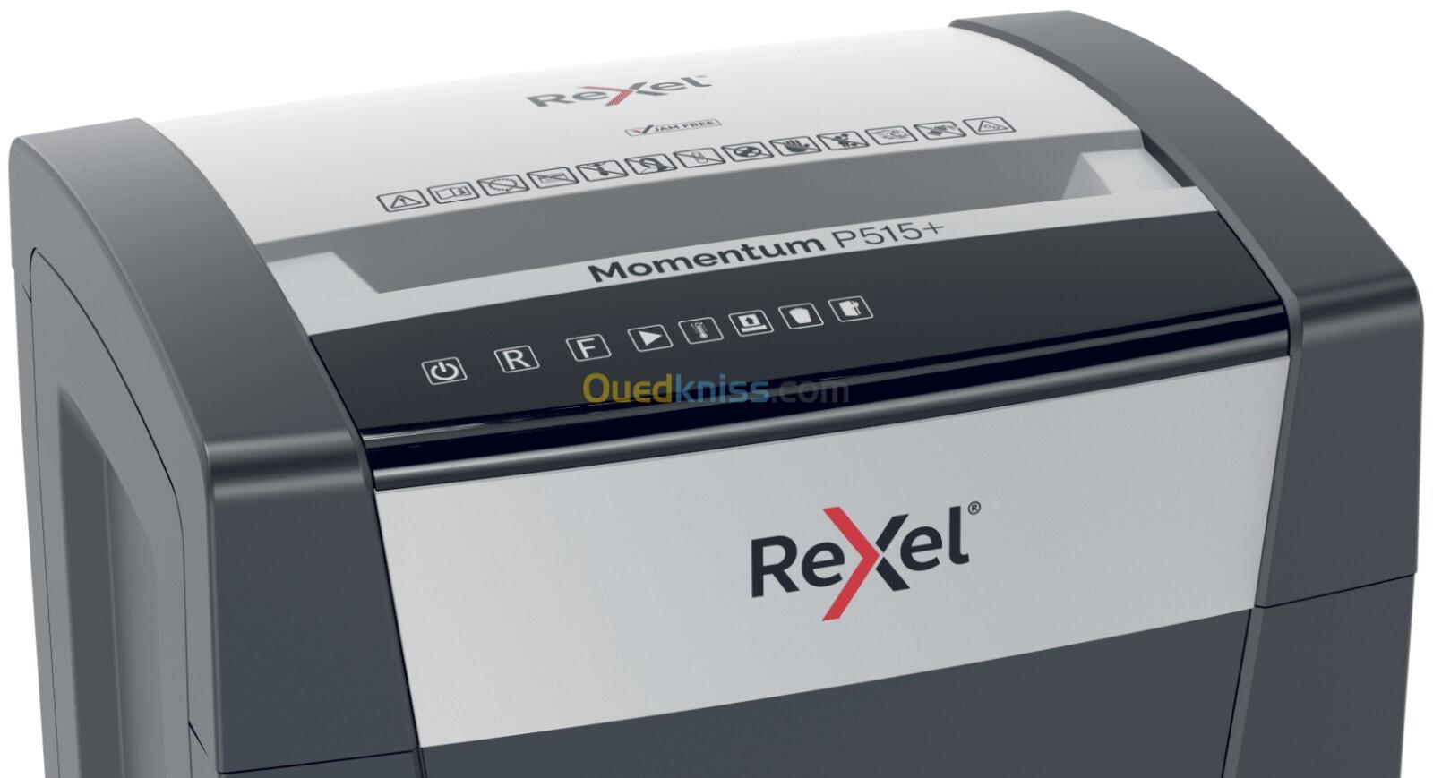 Rexel Momentum P515+ Destructeur de papier anti-bourrage coupe micro