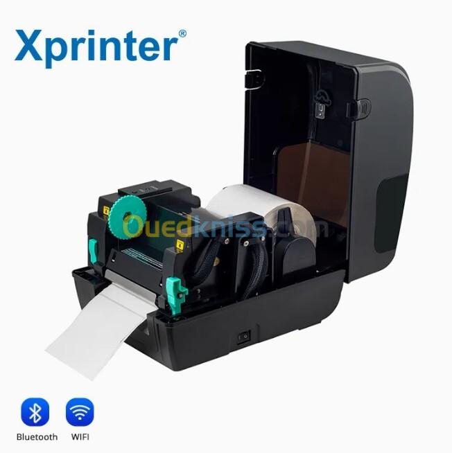 Imprimante thermique Xprinter XP-TT426B avec Ribon Largeur d'impression jusqu'à 108 mm