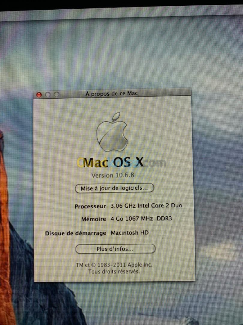 iMac 21.5 inch 2011 