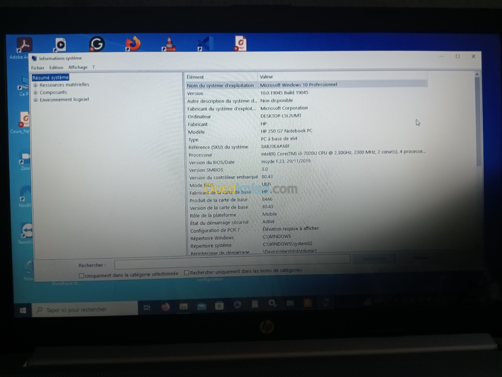 hp notebook 250 g7