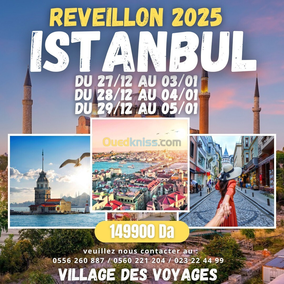 Réveillon 2025 - Voyage organisé en Turquie