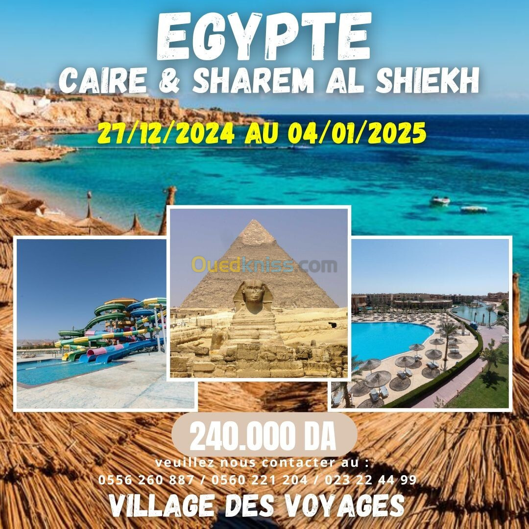 Voyage organisé en Egypte - Caire & Sharm El Sheikh