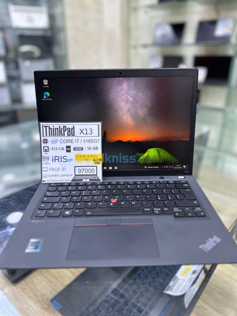 THINKPAD X13  CPU: Core intel i7 / 1165G7 512-16GB